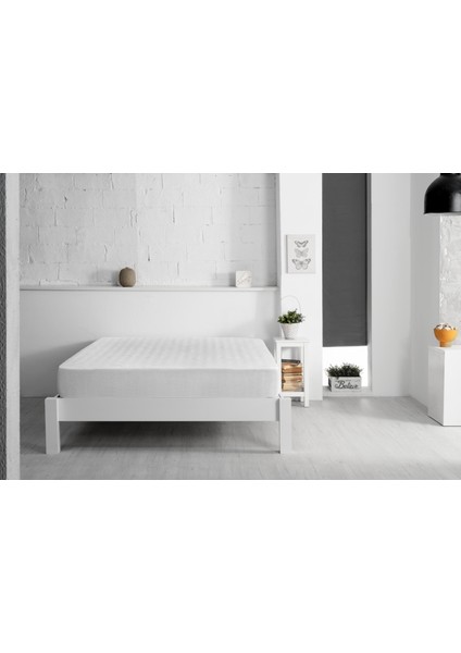 Senpai Home 3d-Fitted Dört Mevsim Anti-Alerjen Sıvı Geçirmez Kabartmalı Yumuşak Yüzeyli Alez