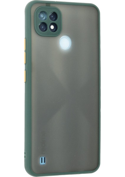 Realme C21 Kılıf Montreal Silikon Kapak - Yeşil 300099 modelleri