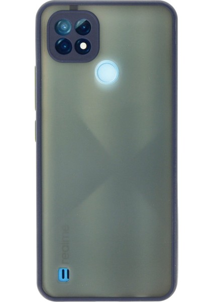 Realme C21 Kılıf Montreal Silikon Kapak - Lacivert 300099