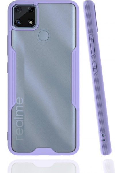 Realme C25S Kılıf Platin Silikon - Lila 300099