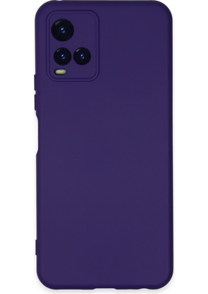 Vivo Y21 Kılıf Nano Içi Kadife Silikon - Mor 300099