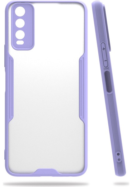 Vivo Y11S Kılıf Platin Silikon - Lila 300099