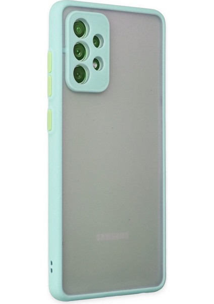 Samsung Galaxy A52 Kılıf Montreal Silikon Kapak - Turkuaz Mrayd fiyatları