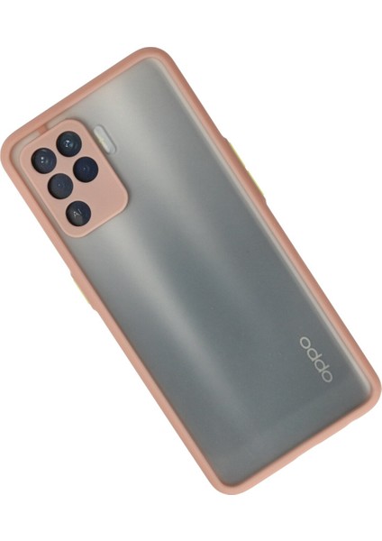 Oppo Reno 5 Lite Kılıf Montreal Silikon Kapak - Pembe