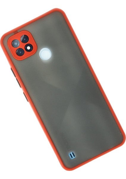 Realme C21 Kılıf Montreal Silikon Kapak - Kırmızı 300099 fiyatları