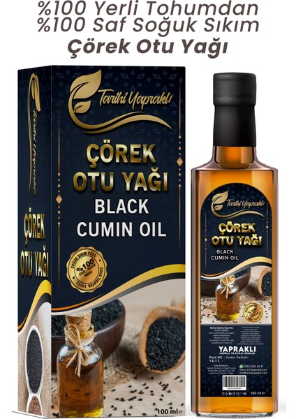 Soğuk Pres Çörekotu ( Çörek Otu )Yağı 100 ml