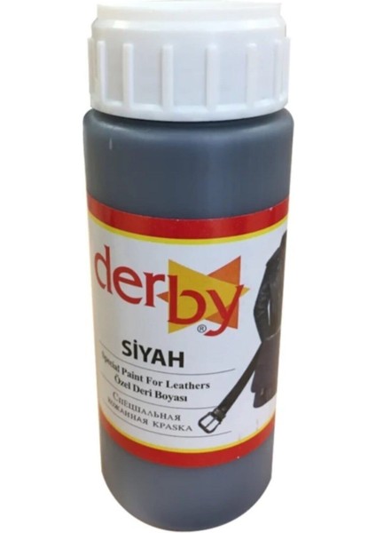 Siyah Mont Direksiyon Koltuk Deri Boyası + Sünger 100 ml