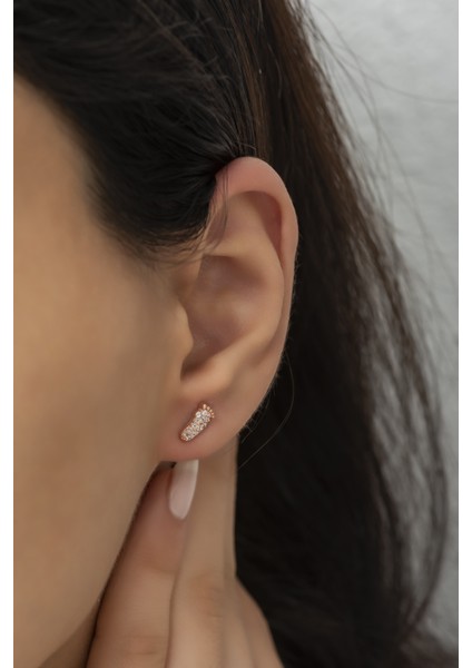 925 Ayar Gümüş Minik Rose Ayakizi Küp fiyatları