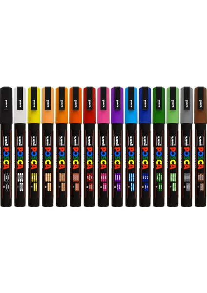 Posca Marker PC5M 1.82.5mm 15'li Set