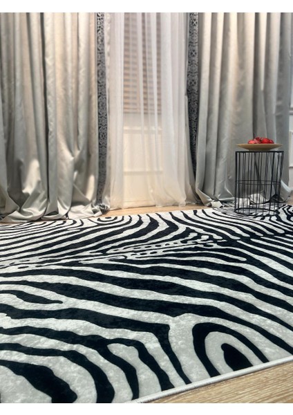 Zebra Desenli Dekoratif Halı indirimleri