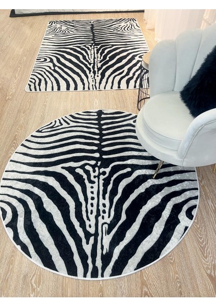 Zebra Desenli Dekoratif Halı modelleri