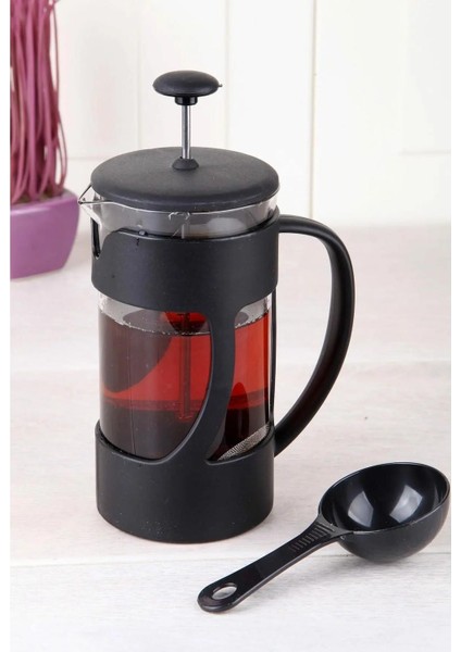 350 ml Ölçekli Filtre Kahve Bardağı Bitki Çayı Bardağı Frech Press