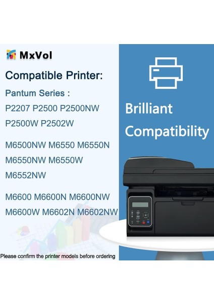 Pantum M6550N Uyumlu Muadil Toner / Tonertürk® PA210 Muadil Toner