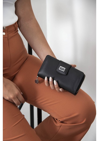 Kadın Cüzdan 928 M105 34748 Siyah Nix Siyah