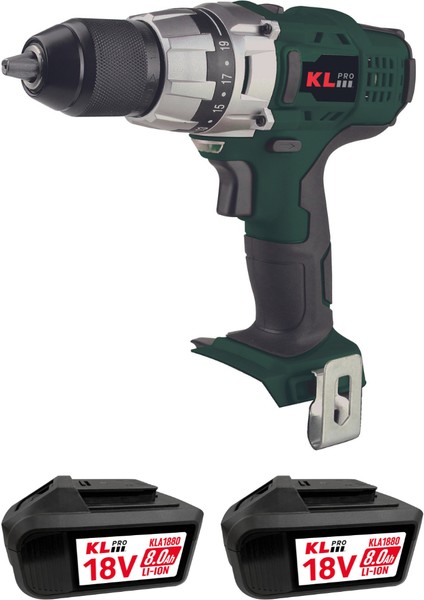 18VOLT/8.0AH Li-Ion Prof. Şarjlı Matkap KLNM18-80