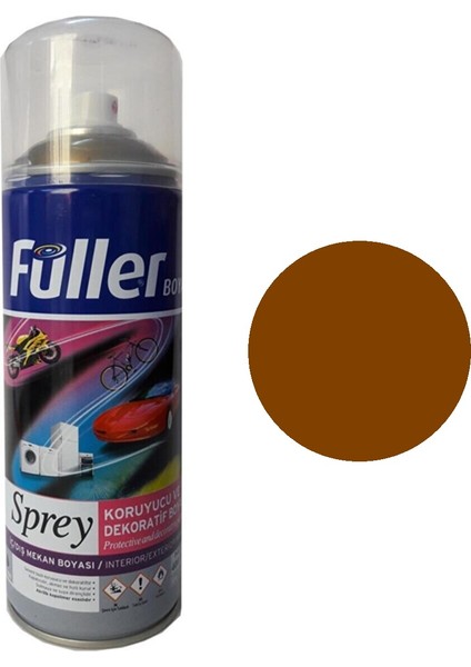 Füller Sprey Boya Açık Kahverengi 400 ml Ral 8003 Açık Kahverengi Opak Renkler