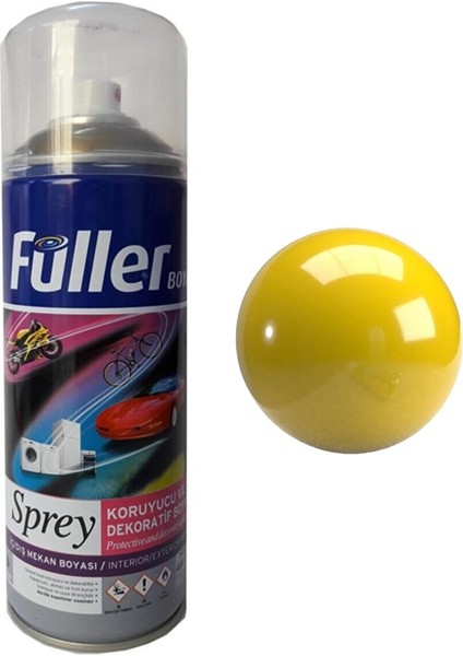 Füller Sprey Boya Sarı 400 ml Ral 1018 Sarı Opak Renkler