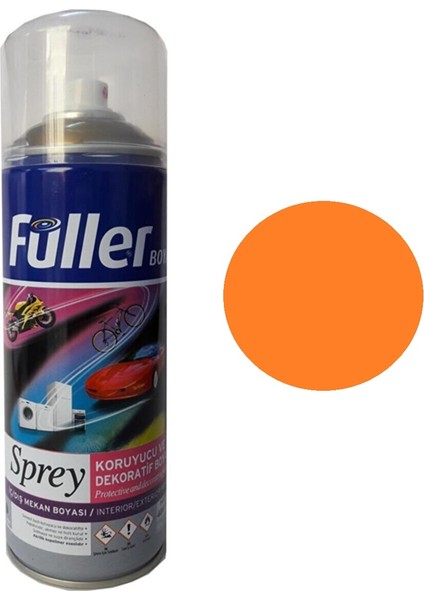 Füller Sprey Boya Floresan Turuncu 400 ml Floresan Renkler ve Özel Amaçlı Ürünler