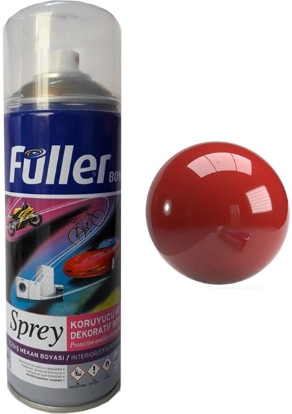 Füller Sprey Boya Alev Kırmızı 400 ml Ral 3000 Alev Kırmızı Opak Renkler