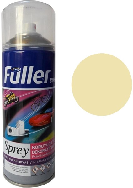 Füller Sprey Boya Açık Krem 400 ml Ral 1015 Açık Krem Opak Renkler