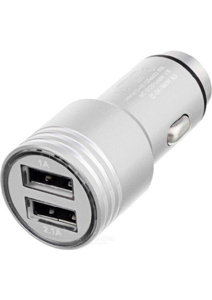 Çift USB Araç Şarj Cihazı Metal Yüksek fiyatları