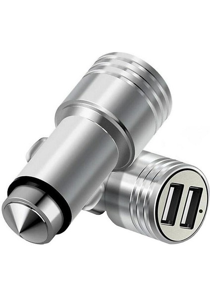Çift USB Araç Şarj Cihazı Metal Yüksek modelleri