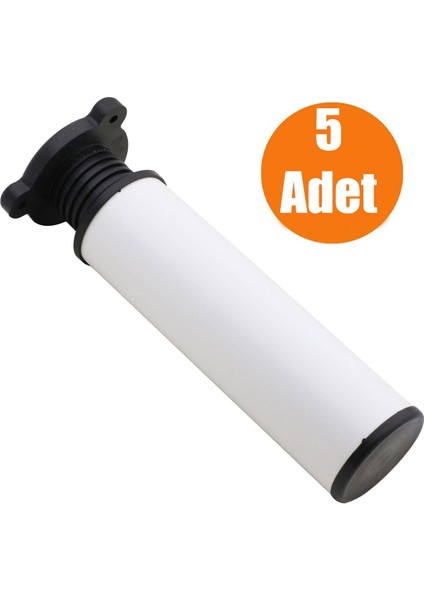 Mobilya Kanepe Baza Koltuk Metal Destek 15 cm Beyaz Ayak 5 Adet