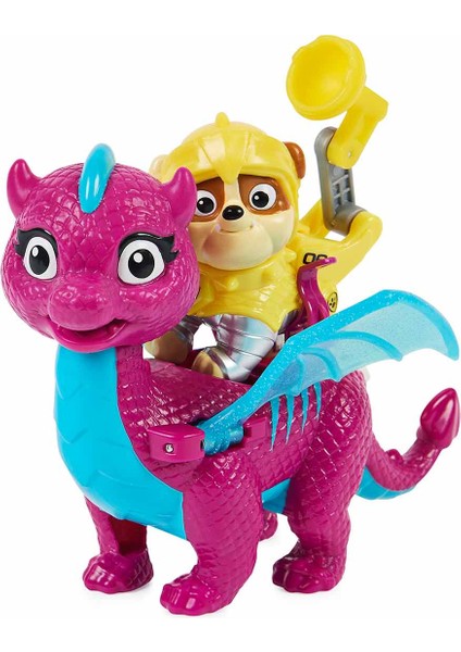 Spin Master Paw Patrol Rescue Knights Oyun Seti - Rubble And Dragon Blizzie