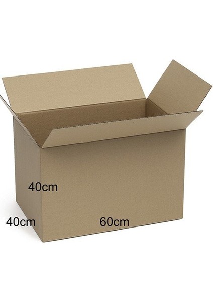 60 x 40 x 40 cm Taşıma Kolisi Boş Koli Eşya Taşıma 100 Adet