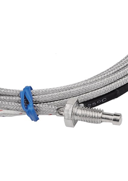 Metrik 6 Tip Kablolu PT100 4 Metre Kablo