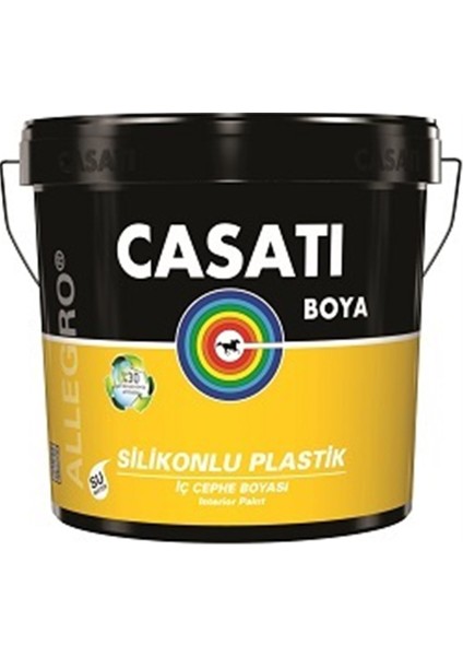 Allegro Silikonlu Plastik İç Cephe Boyası C123 Sedef 3,5 kg