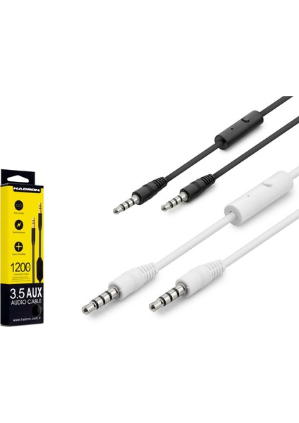 HDX1047(4309) Aux Kablo Mikrofonlu 1.1mt