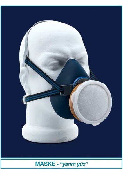 080.44.001 Maske - Yarım Yüz (1 Adet)