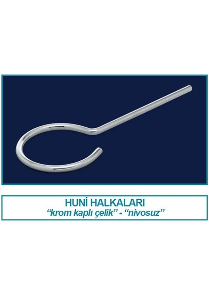042.03.060 Huni Askısı - Metal - Çap 60 mm (1 Adet)