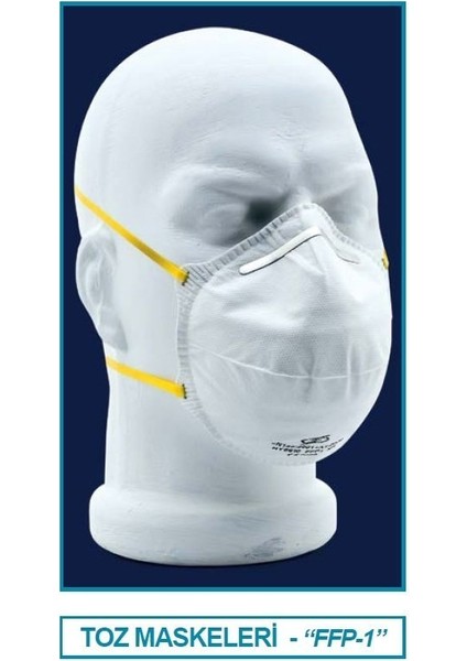 080.41.001 Maske - Toz Koruma - Ffp1 (10 Adet)
