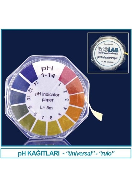 101.02.002 Ph Kağıdı - 14 Ph - Rulo (1 Rulo)
