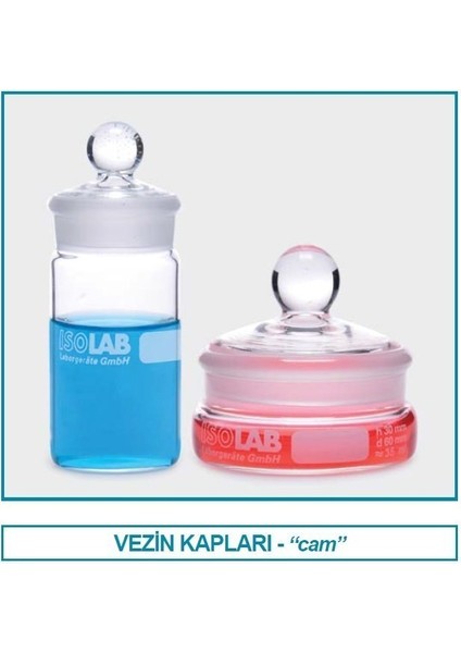 037.02.603 Vezin Kabı - Cam - 60 mm Çap - 30 mm H (1 Adet)