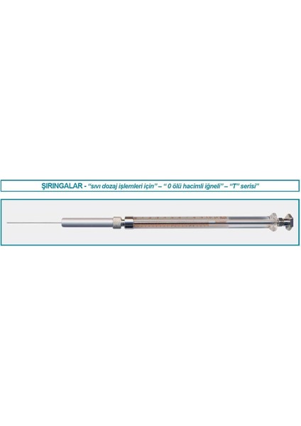 094.31.250 Şırınga - 0 Ölü Hacim Iğneli - Seri T - Iğne Tipi A - 25 Ul (1 Adet)