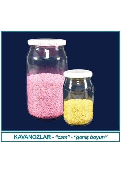 061.29.040 Kavanoz - Geniş Boyun - Nötr Cam - Şeffaf - 40 ml (10 Adet)