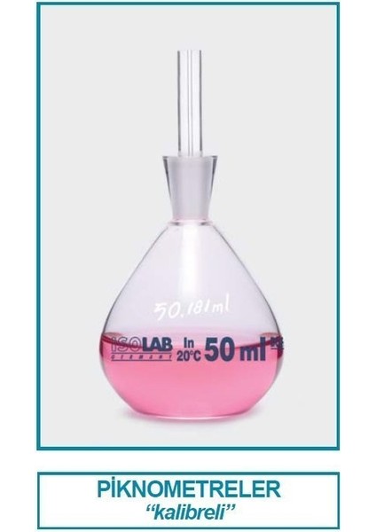 023.02.025 Piknometre - Kalibreli - 25 ml (1 Adet)