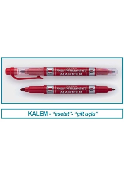 099.01.002 Kalem - Yazı Için - Çift Uçlu (3 Adet)