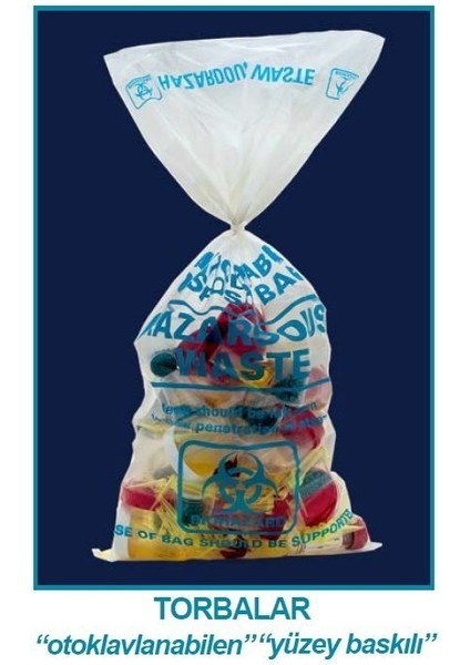 039.20.001 Torba - P.p - Otoklavlanabilen - Baskılı - 320 x 640 mm (50 Adet)