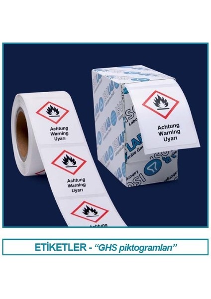 099.17.T01 Zararlı Piktogramı Ghs 7 Uyarı Etiketi 26X37MM-250 Etiket