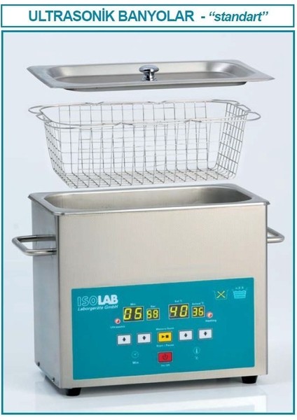 621.05.003 Banyo - Ultrasonik - 3 Lt (1 Adet)