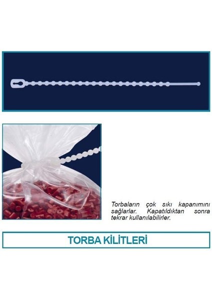 039.34.150 Torba Kilidi - 150 x 2.5 mm (100 Adet)