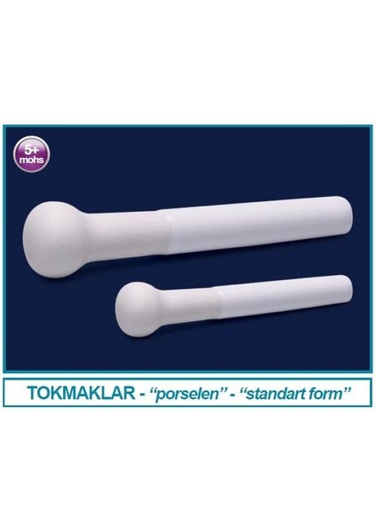 038.03.150 Tokmak - Porselen - 150 mm (1 Adet)