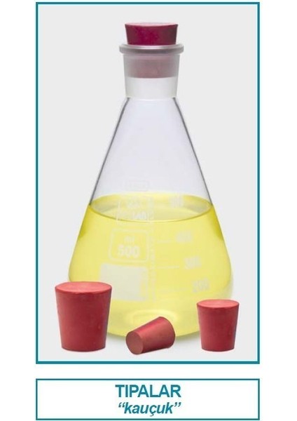 051.20.019 Tıpa - Kauçuk - 60.0 x 70.0 mm Çap - 50 mm H (6 Adet)
