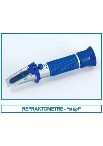 618.21.001 Refraktometre - El Tipi - 0 - 10 % Brix / Atc (1 Adet)