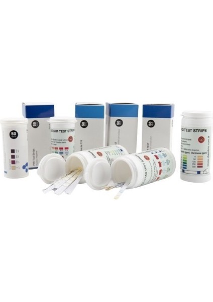 Klor-Ph Test Strips Şeritleri Kağıdı