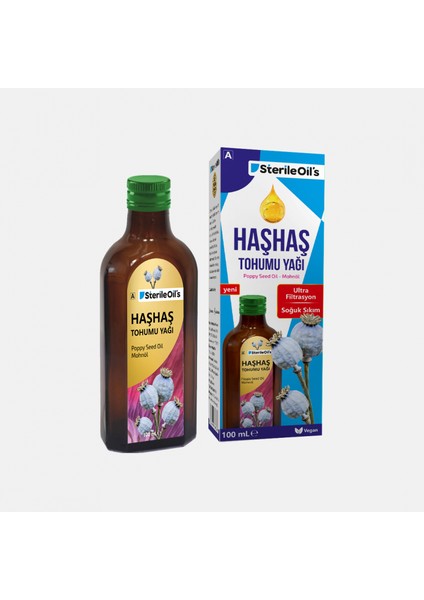 Haşhaş Tohumu Yağı 100 ml